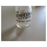 Pemberton Ice Cream Glass Bottle, Pasteurized Milk