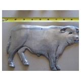 Metal Bull and Teddy Bear Candle Holder Decorative