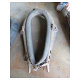 Leather Horse Collar with Metal Hardware