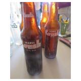 Vintage Orange Crush and Clear Crush Soda Bottles