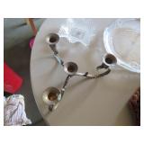 Household Items, Including Brass Decor and Serving