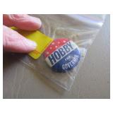 'Hobby for Governor' Political Campaign Buttons