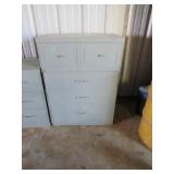 Painted wood Cabinets with Drawers and Compartment