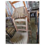 Wooden Chairs, Lot of three