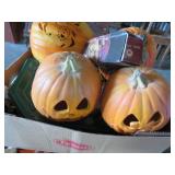Fall and Halloween Decorations Including Light-Up