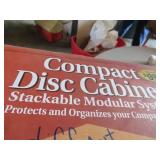 Compact Disc Cabinet Stackable Modular System