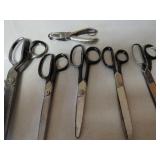 Metal Scissors and Punch Tool Set with Black and S
