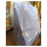 Blue Bed Wedge Pillow with Poly/Cotton Cover 12' x