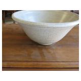 Large Handmade Speckled Ceramic Bowl with Maker's