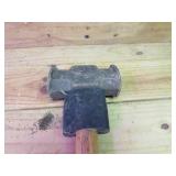 Double-Faced Sledgehammer with Wooden Handle, Appr