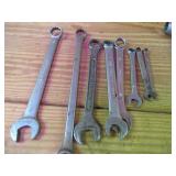 Various Hand Tools Including Wrenches and Ratchets