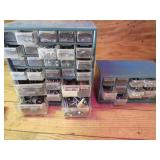 Two Small Organizer Cabinets with Assorted Screws,