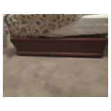Wooden Headboard, Footboard, and Matching Bed Fram