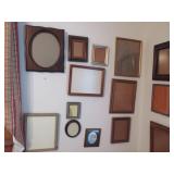 Empty Picture Frames in Various Sizes and Material