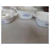 Corning Ware Blue Cornflower Casserole Dishes with