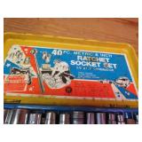40-Piece Metric & Inch Ratchet Socket Set in Metal