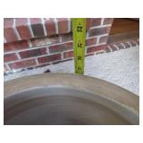12-Gallon Stoneware Crock with Blue Eagle Design