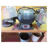 Springfield Cast 6-Inch Bench Grinder with Accesso