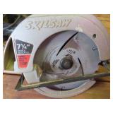 Power Tools Including Skilsaw, Craftsman Drill, an