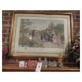 Framed Print Titled 'Sunday Morning in Sleepy Holl