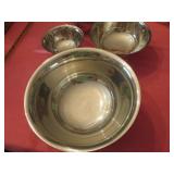 Dupont Pewter Bowls and Pitcher with Maker's Marks