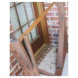 Wooden Tobacco Looping Horse with Rustic Construct