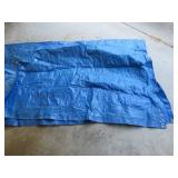 Blue Polyethylene Tarp with Grommets