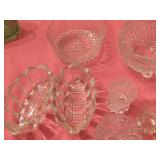 Pressed and Cut Glass Tableware Items