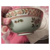 Hand-Painted Bowl by Andrea 8947 with Floral Motif