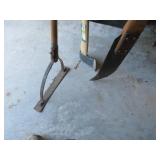 Wood-Handled Gardening and Clearing Tools Lot
