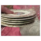 Five Hutschenreuther China Virginia Rose Pattern P