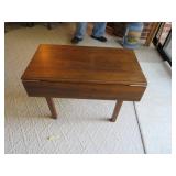Wooden Drop-Leaf Table with Folding Sides