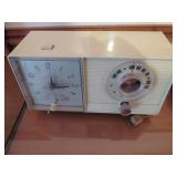 General Electric Model C-411A Clock Radio, White