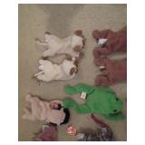 TY Beanie Babies with Tags in Mixed Animal Designs