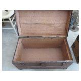 Wooden Storage Trunk with Metal Hardware
