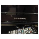 Samsung Flat-Screen TV With Remote Control