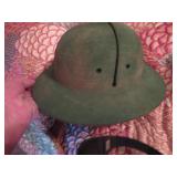 Green Safari Helmet and Silver Jarvis McKeel Hard