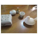 Decorative Porcelain and Ceramic Items, Including