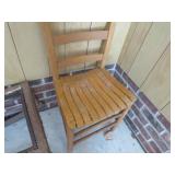 Three Wooden Chairs with Mixed Conditions