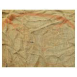 Tobacco Sheet with Stenciled Markings in Fabric Co