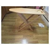Wooden Folding Ironing Board with Heart Cutout Des