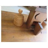Wooden Butter Molds and Press Set with Decorative