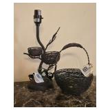 Artisan Bird Nest Lamp & Basket