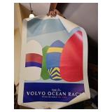 Lot of 4 Posters Volvo Ocean Race Signed