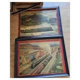 1950 Pensylvannia Railroad Print Griff Teller