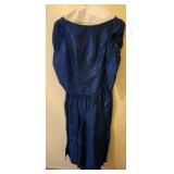 1980s Taffeta Prom Form Brides Maid Dress