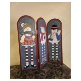 Decorative Christmas Folding Screen