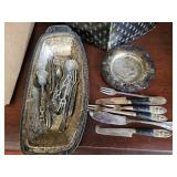 Silverplate Utensils, Siam Cocktail Forks,