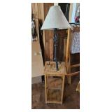 Iron Base Accent Lamp & Lamp Table