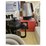Pyrexware Perculator, French Press, Electric
